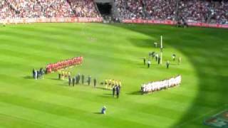 Anzac Day MCG 2009 Last Post, Minute Silence & National Anthem