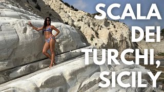 Scala dei Turchi Agrigento Sicily Italy! 🇮🇹 (Stairs of the Turks) (Turkish Steps)