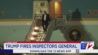 Trump uses mass firing to remove independent inspectors general at a series of agencies