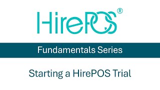 Starting a HirePOS Trial
