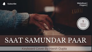 Saat Samundar Paar Instrumental | DJ Remix | Vishwatma | Piano Cover | Harsh Gupta