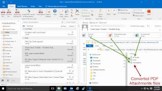 Email to PDF: Generating PDFs from multiple Emails and Attachments