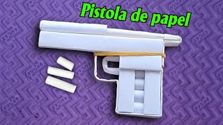 Pistolas de papel que si dispara | Armas de papel
