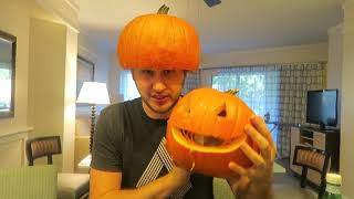How to Carve an Exploding Pumpkin with Dry Ice with CrazyRussianHacker