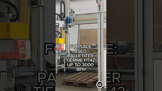 For sale: Used Palletizer TIEMME PT42 up to 3000 bph #usedbottlinglines #bottlingline #palletizer