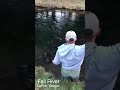 Fly Fishing the Fall River in LaPine, Oregon.