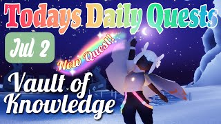NEW Daily Quests in the Vault of Knowledge | Sky Children of the Light | nastymo