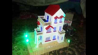 How to Make Modern Popsicle Sticks House - Building Popsicle Stick Mansion 2018