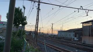 長野電鉄　長野線　須坂駅　8500系T3編成　下り信州中野行き　夕方ラッシュ