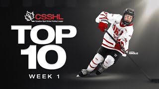 CSSHL Top 10: Week 1 (October 24-27, 2024)