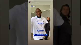 Romelu Lukaku - Champions Baby🏆- Inter/Romelu Lukaku Instagram Storie - 05.05.21 (HD)