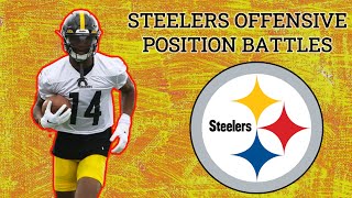 Pittsburgh Steelers 2022 Position Battles On Offense Ft. George Pickens, Kenny Pickett & Benny Snell