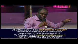 Dr. Abel Damina| New Testament Prayer: Praying The End Result