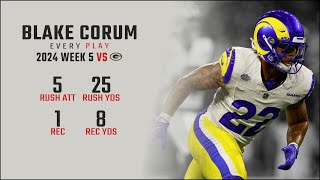 Blake Corum Week 5 Replay: Every Run, Target, and Catch vs Green Bay Packers