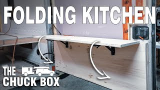 Fold-Down Kitchen | Cargo Trailer Camper Conversion Build