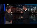 jimmy kimmel puts federal employees to work during government shutdown prison guard