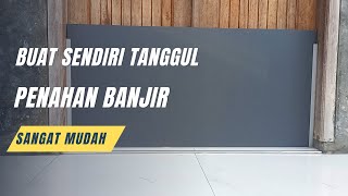 cara membuat tangggul penahan banjir