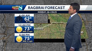 Weather to dry out as RAGBRAI kicks off