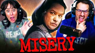 MISERY (1990) IS BRUTAL!! MOVIE REACTION!! First Time Watching | Stephen King | Kathy Bates