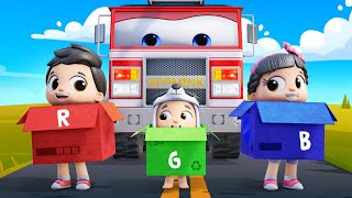 Fire Rescue Save the Cat | Kart Racing | Fire Truck Song #appMink Kids Song & Nursery Rhymes