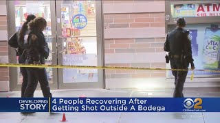 4 people recovering after getting shot outside bodega in the Bronx