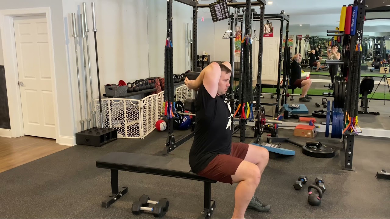 Overhead Tricep DB Extension Breakdown - YouTube