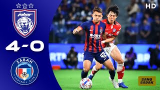 JDT 4-0 Sabah FC | LS18 | EXTENDED HIGHLIHTS | 11 JANUARY 2025