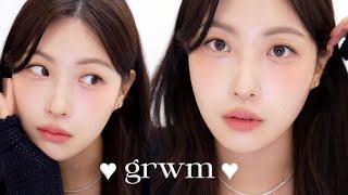 오늘 피부표현 미쳤음;;🤎 핫한 신상템으로 취향가득 가을 감성 메이크업 #GRWM (ft. 신상쿠션 대박, 에스쁘아 뉴팔레트, 클리오 신상립)