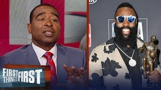 Cris Carter on why Houston's Harden deserved NBA MVP over LeBron James | NBA | FIRST THINGS FIRST