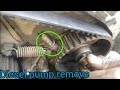 Toyota 2c engine | Toyota 2c diesel pump remove