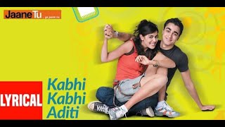 Kabhi Kabhi Aditi Zindagi (Lyrical) | Jaane Tu Ya Jaane Na | A.R. Rahman | Rashid Ali | |#Tseries |