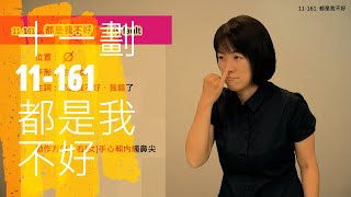 臺灣手語語料彙整【都是我不好】11 161