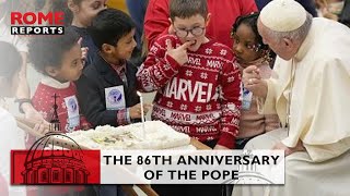 How Pope Francis celebrated his 86th birthday #popebirthday