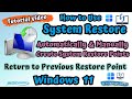 How to Use System Restore in Windows 11 [Tutorial]