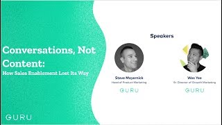 Webinar: Conversations Not Content