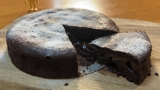 How to make fondant chocolate cake.