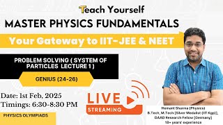 Problem Solving System of Particles - Lecture 1