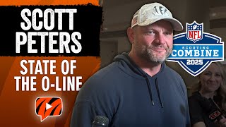 Scott Peters on Bengals Protecting Joe Burrow, Current State of Offensive Line | NFL Combine 2025