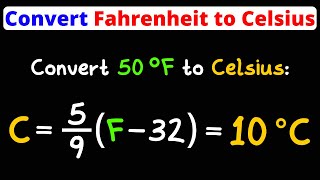 Convert Fahrenheit to Celsius | Temperature Conversion | Eat Pi