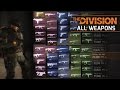 The Division - All Weapons/Grenades/Sidearms Showcase (General Gun Types)