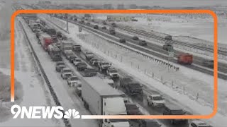 Northbound I-25 closed in northern Colorado