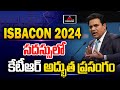 BRS Working President KTR Excellent Speech at ISBACON 2024 Conference | Hyderabad | Mirror TV