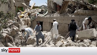 Afghanistan Earthquake: The scrap for signs of life continues