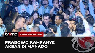 Hari Ini, Prabowo Akan Kampanye di Sulawesi Utara | Kabar Utama Pagi tvOne