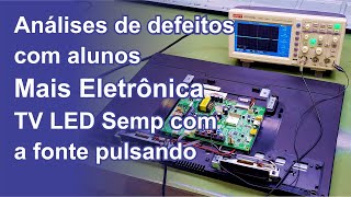 TV LED Semp Toshiba com a fonte pulsando