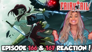 ERZA VS 100 🔥 A TRUE QUEEN! | Fairy Tail Episode 166 & 167 Reaction + Review!