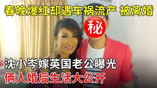 登央视春晚爆红,沈小岑却遇车祸 流产 被离婚,后嫁英国人,老公曝光 帅似好莱坞男星,俩人婚后生活大公开【一起唱歌】