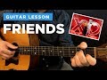 🎸 FRIENDS • guitar intro riff (Marshmello & Anne-Marie) w/ chords n' tabs