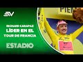 Richard Carapaz subió al primer puesto de la clasificacion general en el Tour de Francia | Estadio