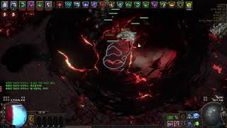 POE 3.13 CI 오라스태킹 냉기화염 첩보원 네크 - 모든저항 90% 사이러스 ( Necromancer walk in Sirus typhoon - All Resist 90% )